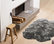New Zealand Quattro Sheepskin Rug, Gray, 4'x6'