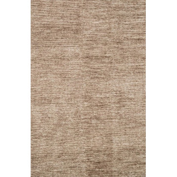 Viscose From Bamboo Hand Knotted Serena Area Rug by Loloi, Brown, 2'0"x3'0"