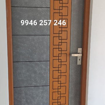 Fibre Bathroom Door Designs In Thrissur, Kerala