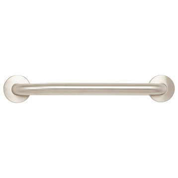 CuVerro Copper Alloy Antimicrobial, Grab Bar, Satin Stainless Finish, 24"