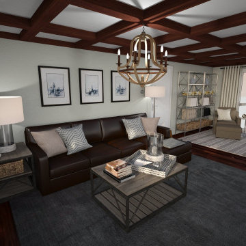 Transitional Living Room
