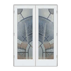 Interior Door, Matrix Arcs, 3D Clear, Primed, 28x84", Pull