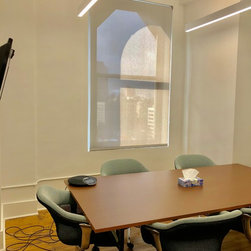 Manual Solar Office Shades - Roller Shades