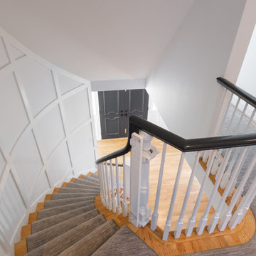 Transitional Colonial in Penn Valley, PA, Interior Renovation