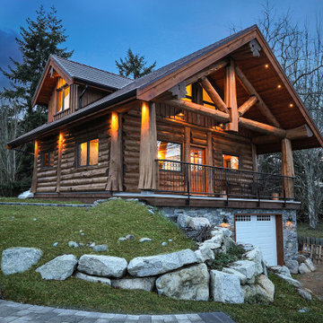McFeely Drive Log Home Design