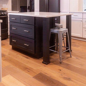 Before and After with Riviera Iron River, Koch Cabinets and Vinyl Flooring