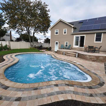 Freeform Gunite Swimming Pool, Massapequa NY 11758, by Gappsi