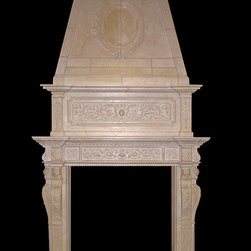 The Bordeaux Mantel & Overmantel - Tartaruga Design - Indoor Fireplaces