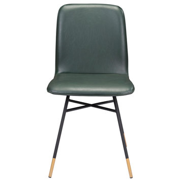 Baylor Dining Chair Gray Set of 2, Green