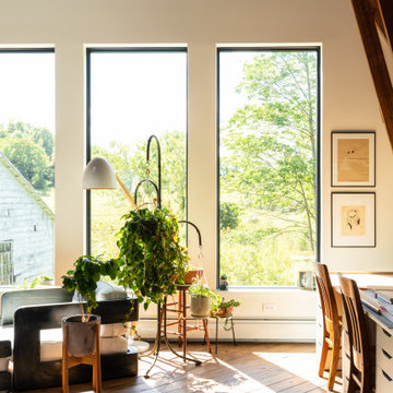 The barn was built in the late 1930's and remained a working barn until the 1990