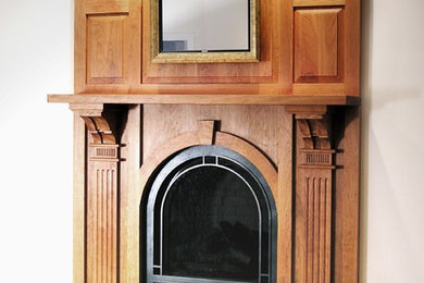 Custom Fireplace Mantle and Hearth