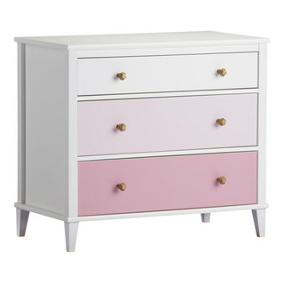 Little Seeds Monarch Hill Poppy 3 Drawer Dresser in White and Gray ...