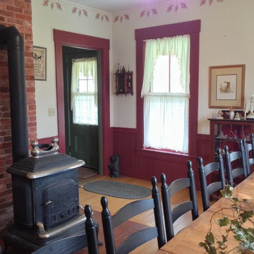 Restored antique wood stove - by Stanley Ironworks, Nashua, NH.