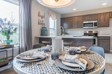 Dining room - transitional dining room idea in Other