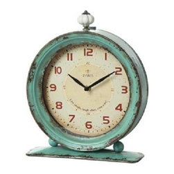 Charming French Metal Clock - Clocks