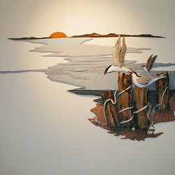 Lakeside Home - Paintings
