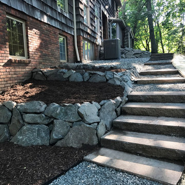 Trap Rock Retaining Walls