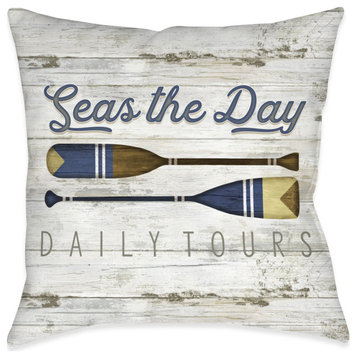 Seas The Day Indoor Pillow, 18"x18"
