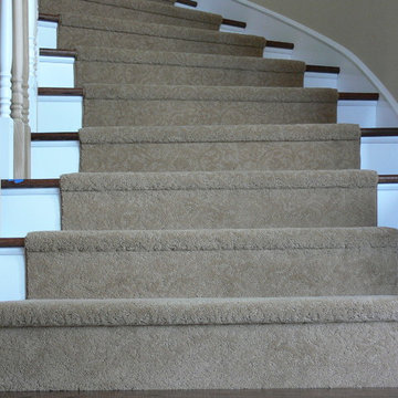 Carpetland Installation of Stairway Carpet