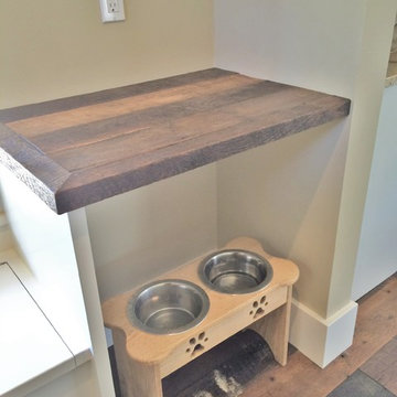 Reclaimed Kendall Road Flooring & Custom Counter Top