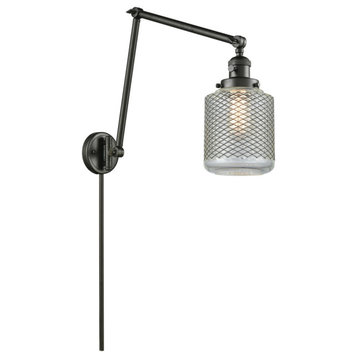 Stanton 1-Light LED Swing Arm Light, Oil Rubbed Bronze