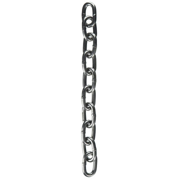 Premier Chain, Per 12" Length, Hammered Steel