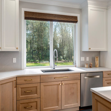 Modern White Kitchen | Redmond WA