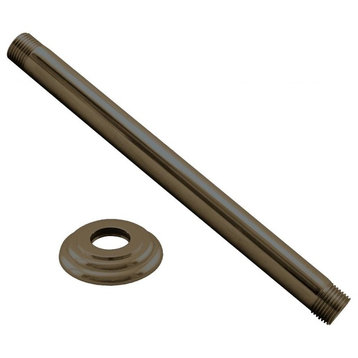 1/2" Ips X 6" Ceiling Mounted Shower Arm With Flange In Oil Rubbed Bronze