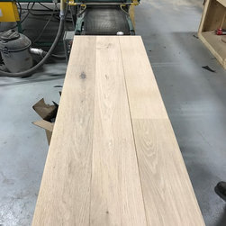 White oak 7'' wire brushed oiled NORDIK - Engineered Wood Flooring