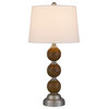 Grange 28.25" Height Oak Brown Resin Table Lamp