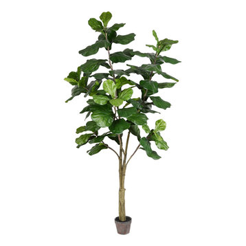 Vickerman 7' Potted Fiddle Tree