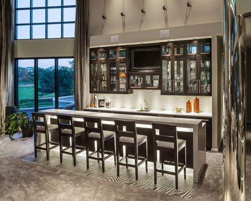 houzz kitchen wet bar