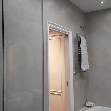 Baño de microcemento