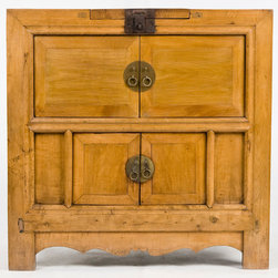Antique Chinese Coin Chest Cabinet - Side Tables And End Tables