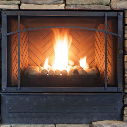 Custom Fireplace Door - Indoor Fireplaces