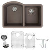 Aversa Granite 31" Kitchen Sink Kit, Espresso