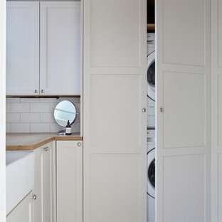 This is an example of a victorian utility room in London.