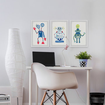 Cool Robots Triptych