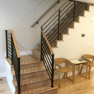 Ming - contemporary horizontal steel railing