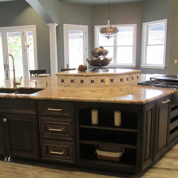 Elegant Gray Transitional Kitchen