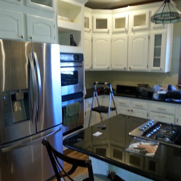 Refreshing existing kitchen cabinetry