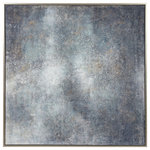 Uttermost - Uttermost 32277 Evening Sky - 61.7 inch Hand Painted Art - Add Rich Blue Tones To A Space With This Hand PainEvening Sky 61.7 inc Silver/Denim Blue/Ch *UL Approved: YES Energy Star Qualified: n/a ADA Certified: n/a  *Number of Lights:   *Bulb Included:No *Bulb Type:No *Finish Type:Silver/Denim Blue/Charcoal Gray/White/Abstract/Han