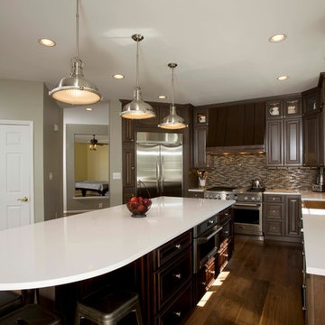 Creative Use of Wood, Copper, Quartz Creates Dazzling Kitchen Renovation
