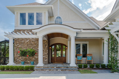 Transitional exterior home idea in Other