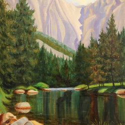 Merced River Yosemite National Park - Paintings