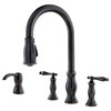 Pfister F-531-4HN Hanover Pull Out Spray Kitchen Faucet, Bronze