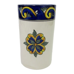 Le Souk Ceramique - Riya Stoneware Utensil/Wine Holder - Utensil Holders And Racks