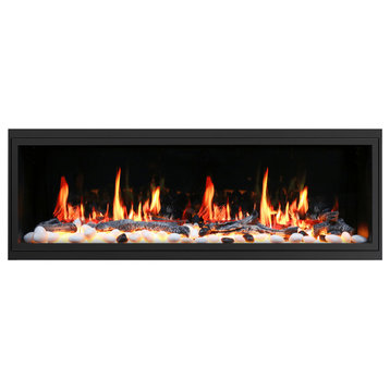 Litedeer Homes Latitude Built-in Smart Electric Fireplace With 1" Trim, 45" Wide