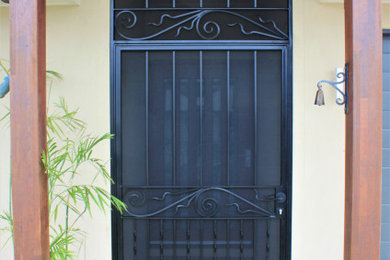 Gympie- wrought iron security door
