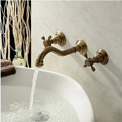 Antique Inspired Bathroom Sink Faucet Polished Brass Finish T0459A - Bathroom Sink Faucets